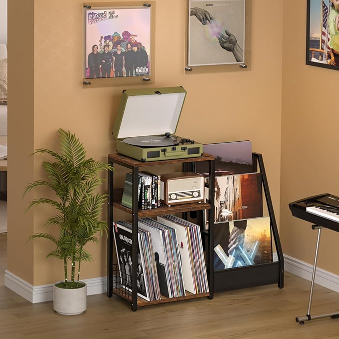 LELELINKY Record Player Stand - Image 3