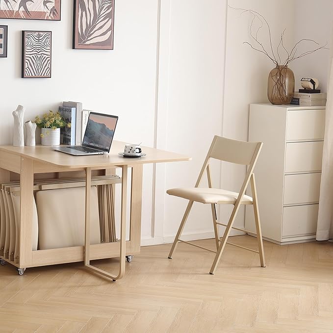 Folding Chairs with Cushion 2 Pack - Image 4