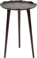 Kate and Laurel Alessia Modern Round Metal Side Table; 15 x 15 x 22; Bronze; by KateandLaurel