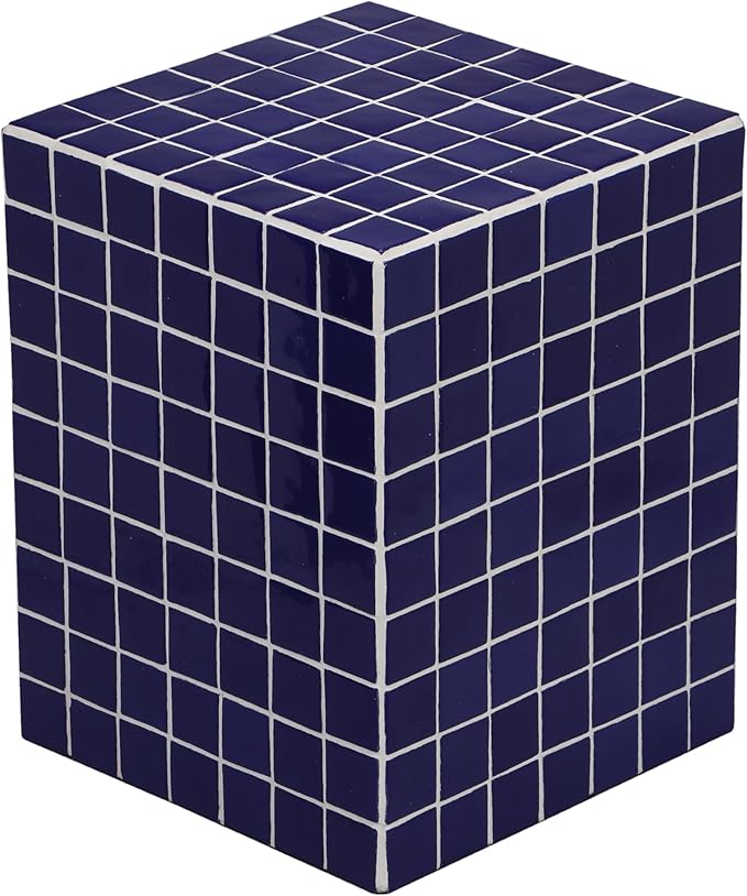 JONATHAN Y END2000D Callista 18" Modern Bohemian Ceramic Tiled Rectangle End by JONATHANY