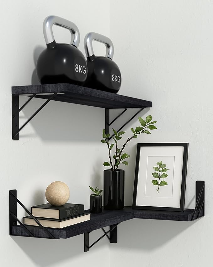 BAYKA Wall Shelves for Bedroom Decor, Floating Wall Shelves for Living Room - Image 3
