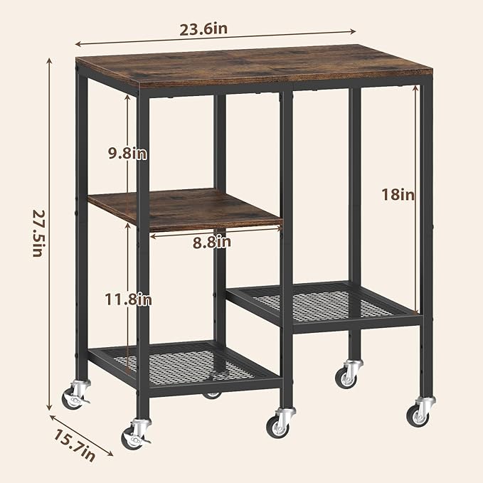 Kitchen Microwave Cart, Microwave Stand - Image 2