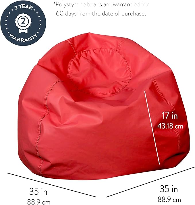 Children's Factory-CF610-007 35" Kids Bean Bag Chairs, Flexible Seating - Image 2