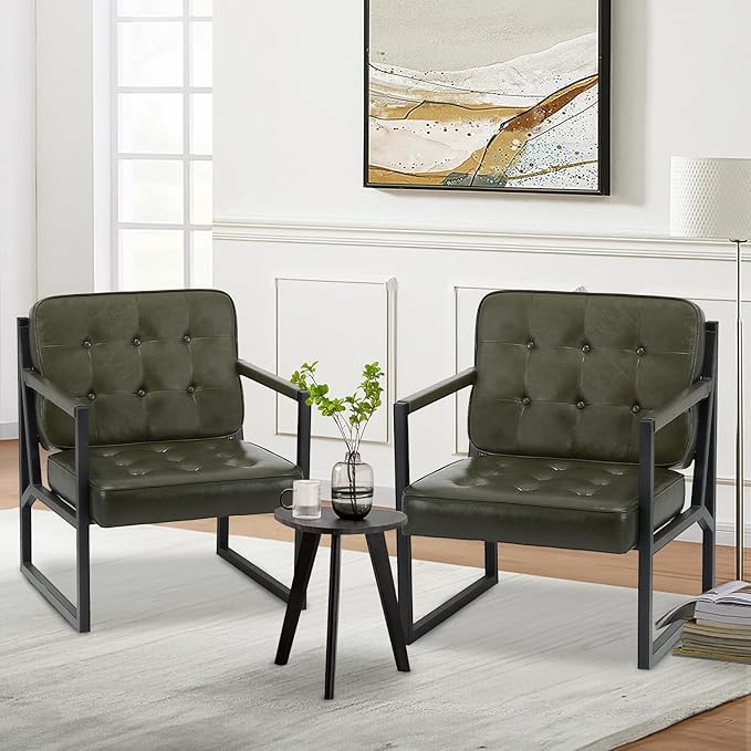 COLAMY Modern Accent Chair, Accent Arm Chair - Image 4