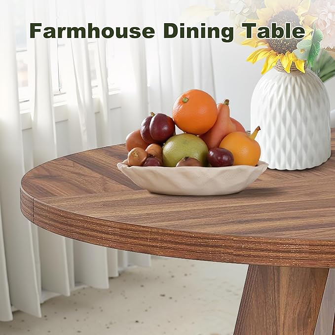 NicBex 47-Inch Round Dining Table - Image 6