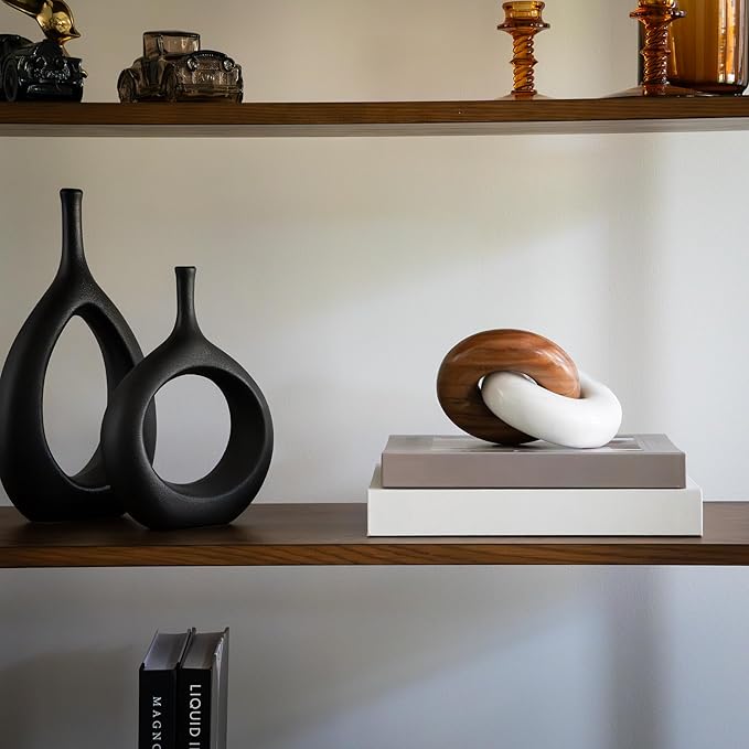 Cork & Mill Marble and Wood Knot Decor - Image 3