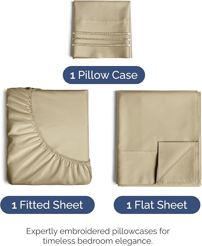 Twin Size 3 Piece Sheet Set - Image 2