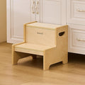 Step Stool for Kids, Wooden Toddler Step Stool by Bateso