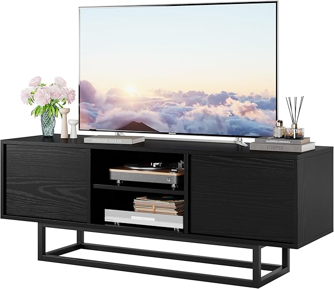 HAIOOU TV Stand for 50 55 Inch TV, Modern TV Console Small Entertainment Center by HAIOOU