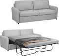 Queen Size Pull Out Sofa Bed, 2 in 1 Convertible Sleeper Sofa Couch by Mixcous