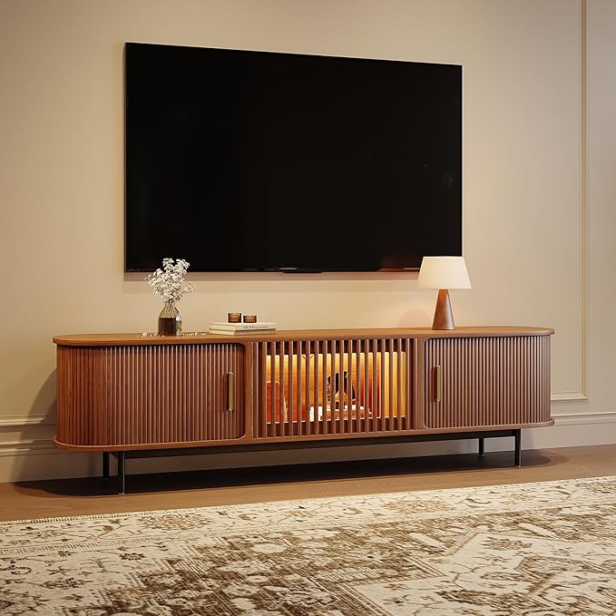 POVISON Sliding Tambour Door TV Stand by POVISON