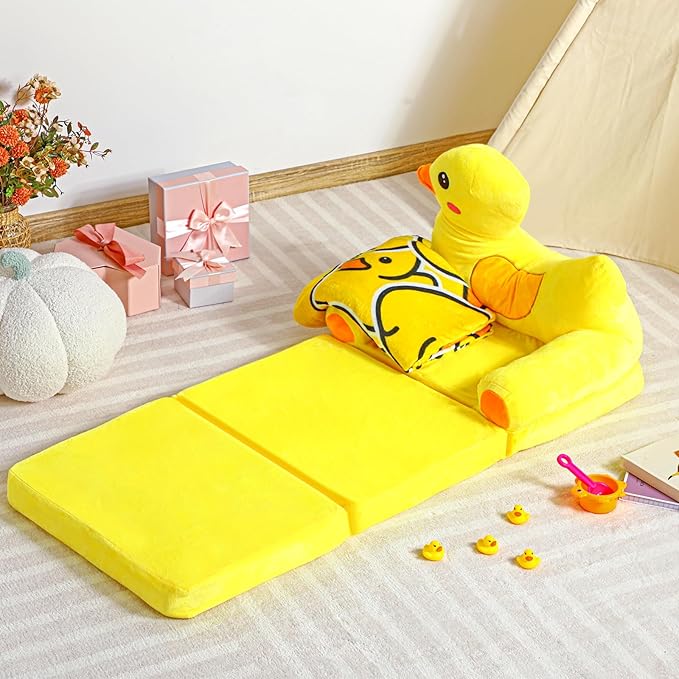 Duck Kids Couch Fold Out 2-in-1 Toddler Sofa Fold Out - Image 7