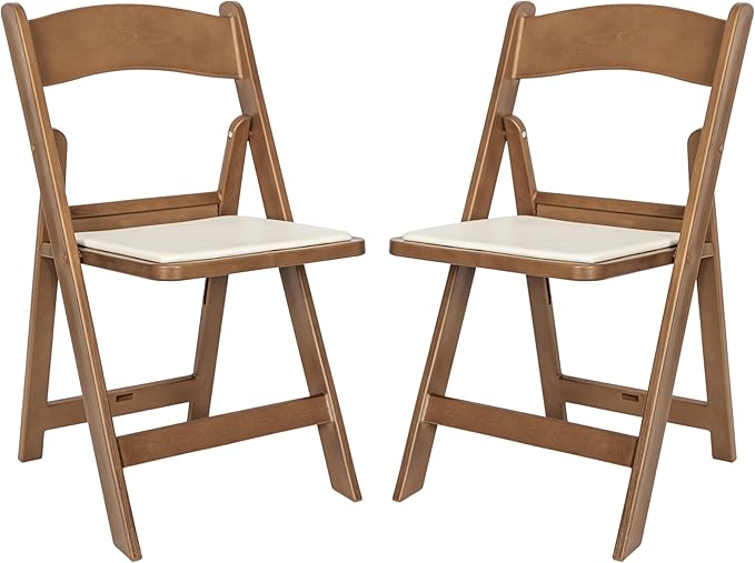 Flash Furniture Hercules Folding Resin– 2 Pack 800LB Weight Capacity Event Chair by FlashFurniture
