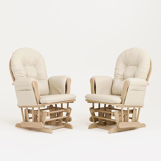 Storkcraft Premium Hoop Glider & Ottoman — GREENGUARD Gold Certified Nursery - Image 14