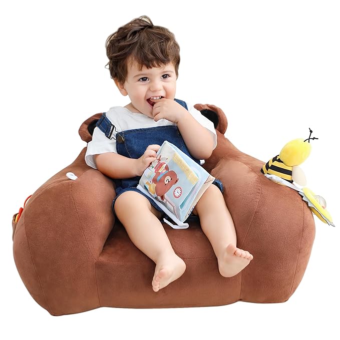 Lovvie & Joy Toddler Sofa Chair, Soft Toddler Kids Chair by LOVVIEJOY
