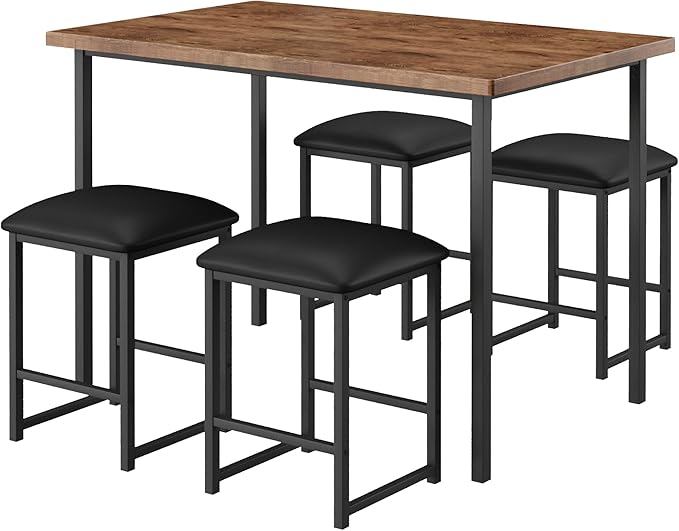 VECELO Kitchen Table and Chairs - Image 8