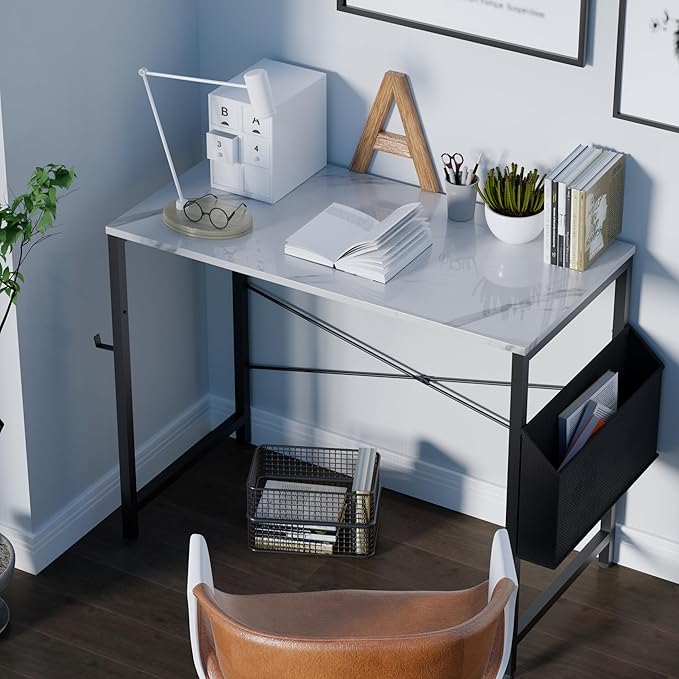 Pamray 32 Inch Computer Desk for Small Spaces - Image 2