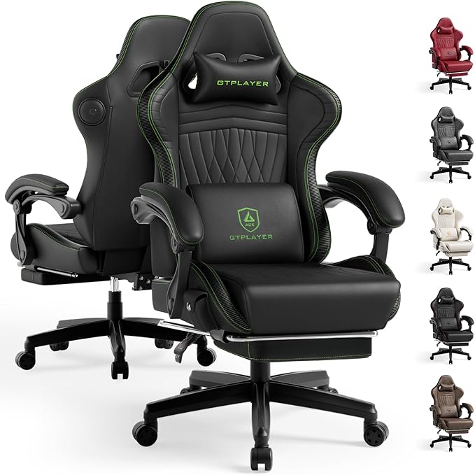 GTPLAYER ACE-PRO Music Gaming Chairs – Built-in Speakers, App Support & by GtracingDirect