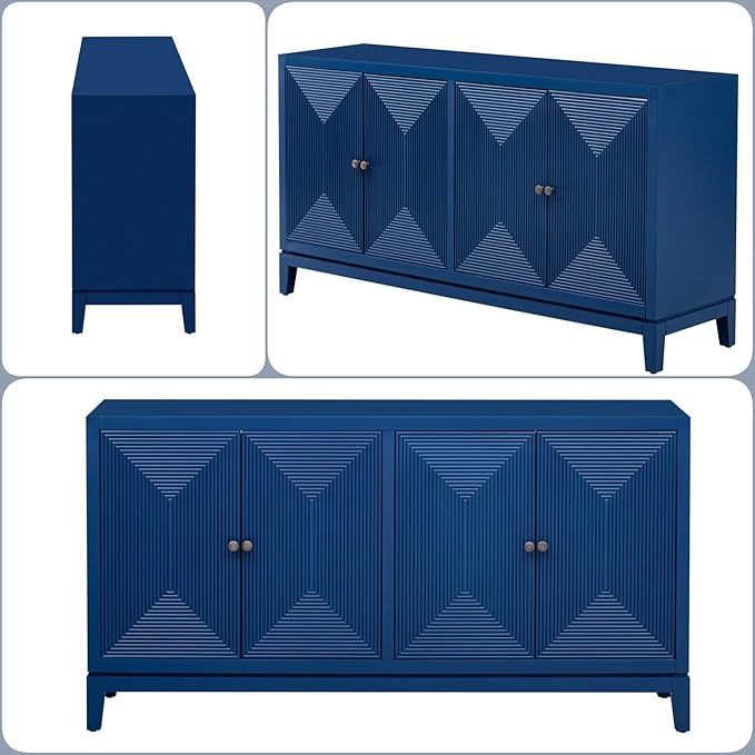 Merax 60" Sideboard Buffet Storage Cabinet - Image 7