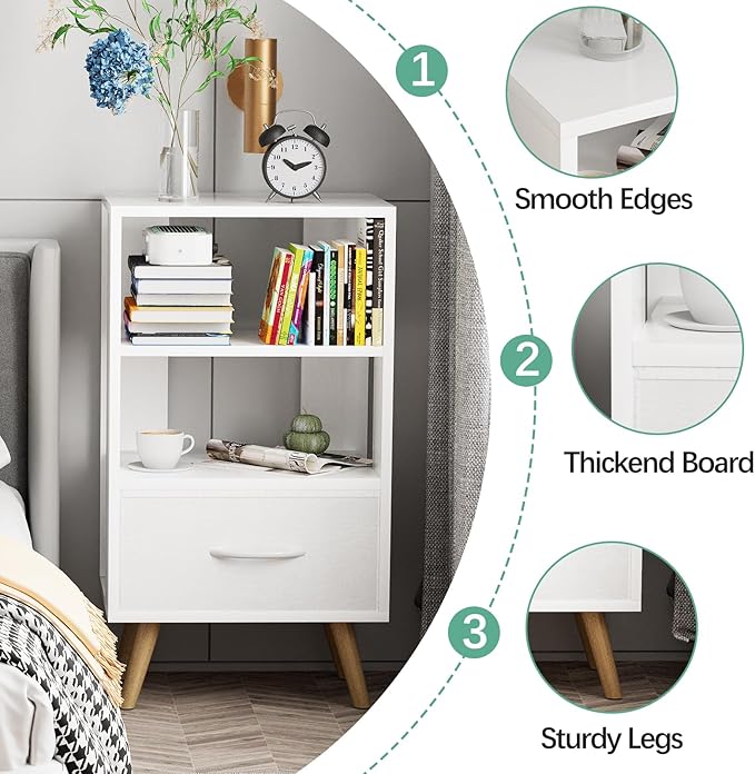 Night Stand, Nursery Side Table - Image 3