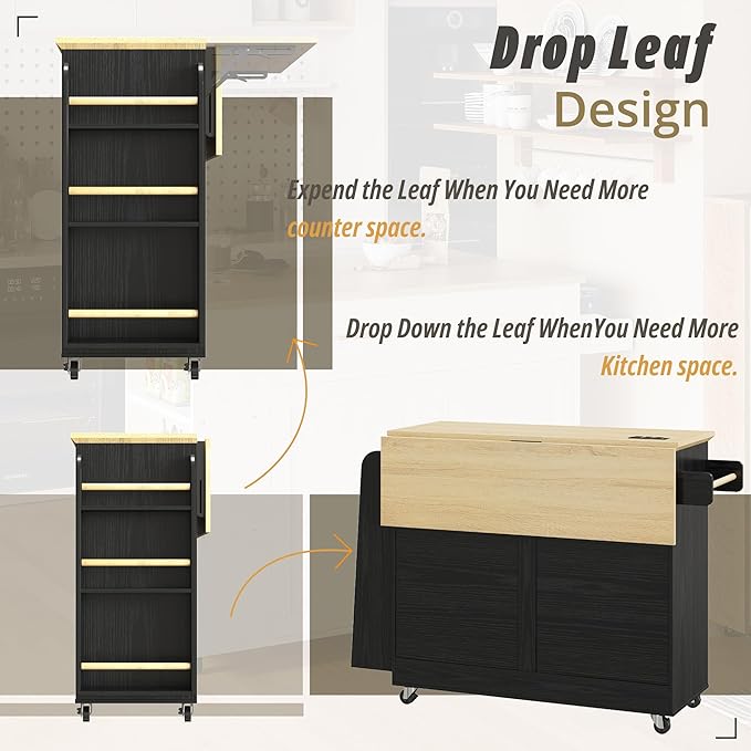 IRONCK Kitchen Island Cart - Image 4