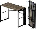40 inch Folding Desk, Writing Gaming Computer Camping Desk, No Assembly by Lutown-TeenHome