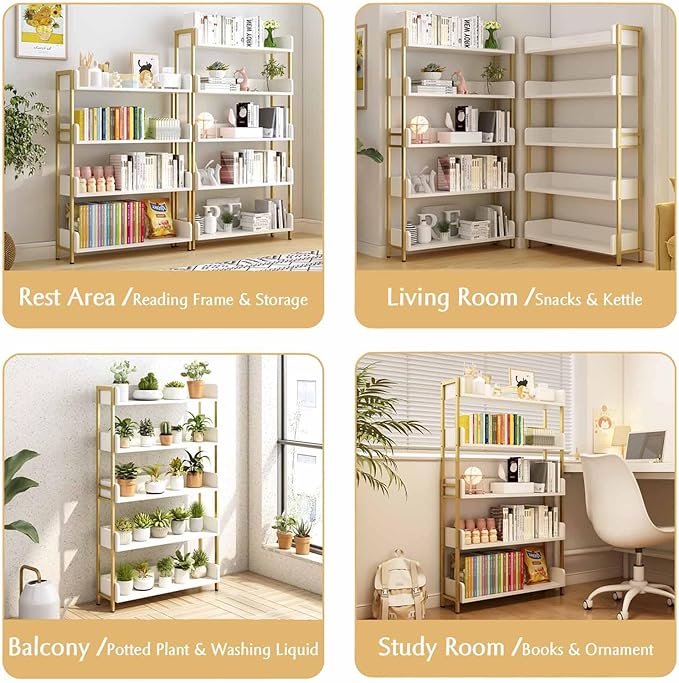 Wide Open Shelf Bookcase - Image 6