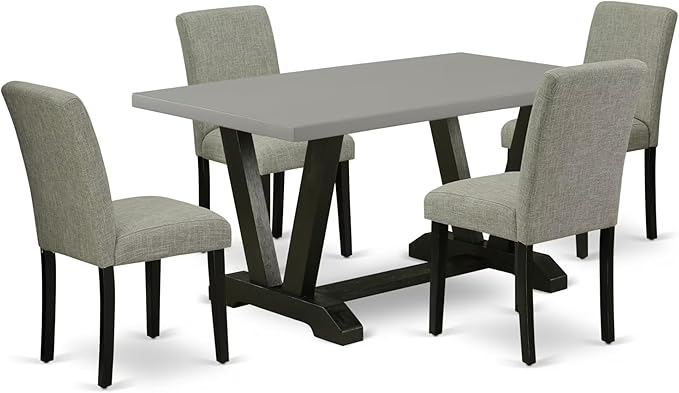 East West Furniture V696AB106-5 5 Piece Dining Table Set by EastWestFurniture