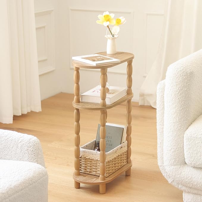 MaxSmeo Narrow Side Table, Small End Table - Image 2