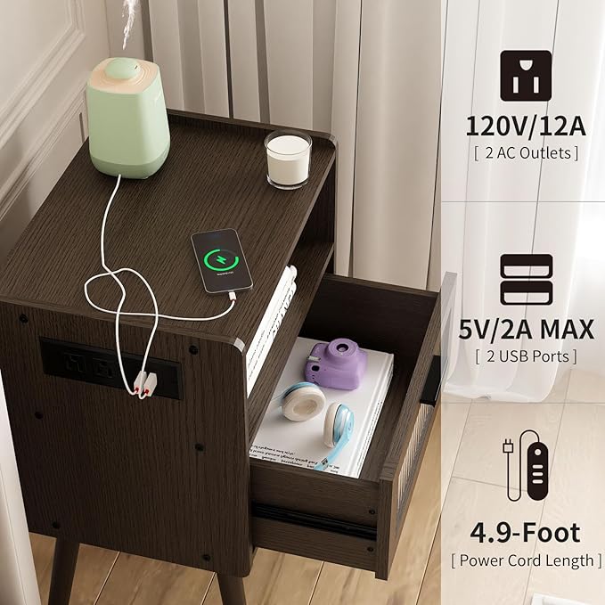 Mid Century Modern Nightstand - Image 5