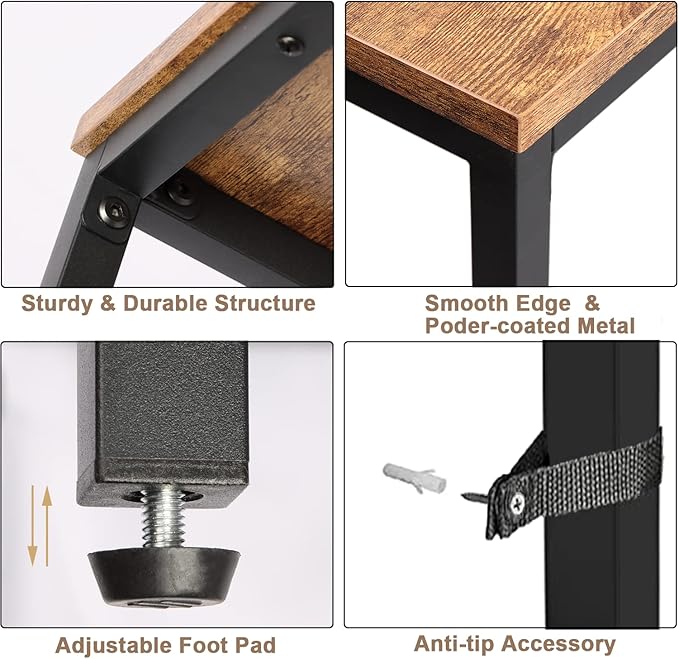 Narrow Console Table, 47 Inch Sofa Table - Image 6