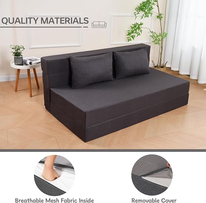 Folding Sofa Bed, Foldable Bed Sleeper Chair - Image 5