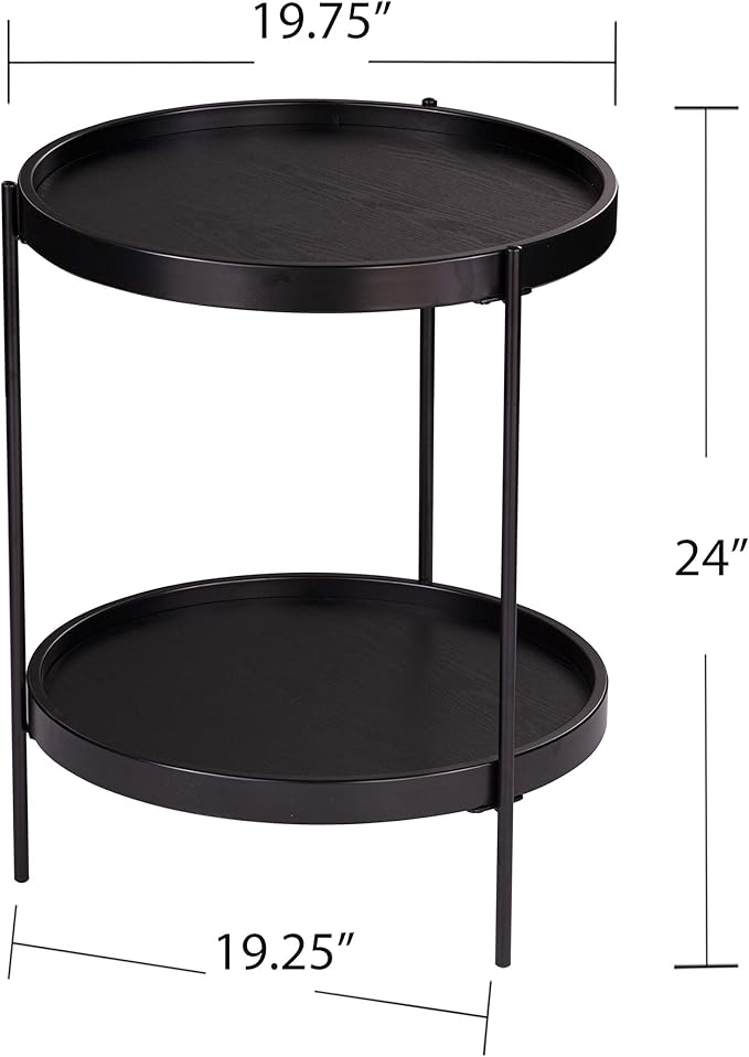 SEI Furniture Verlington End Table - Image 3