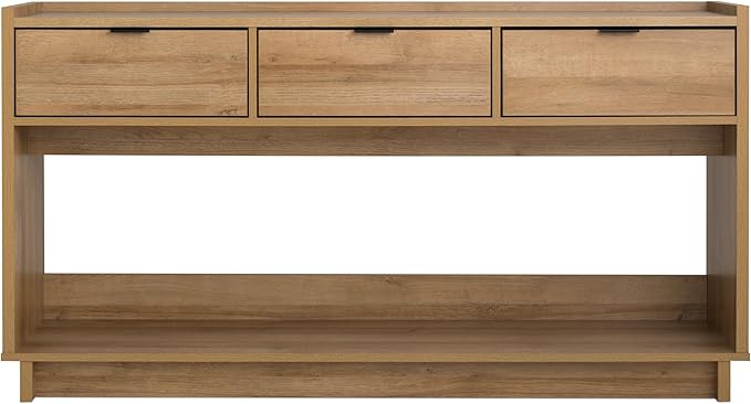 Prepac Natural Oak Simply Modern Entryway Table, Narrow Console Table - Image 12