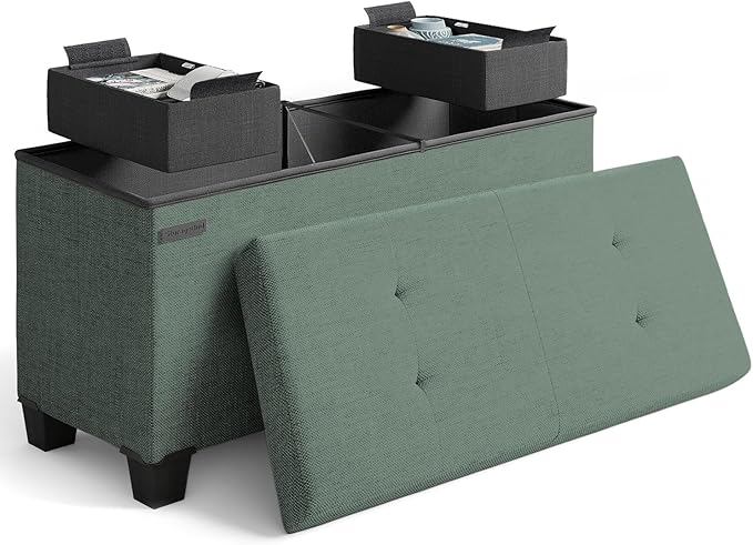 STORAGEBUD Storage Ottoman Bench by STORAGEBUD
