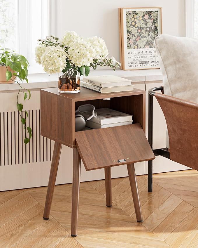 Night Stand, Walnut Nightstand - Image 5