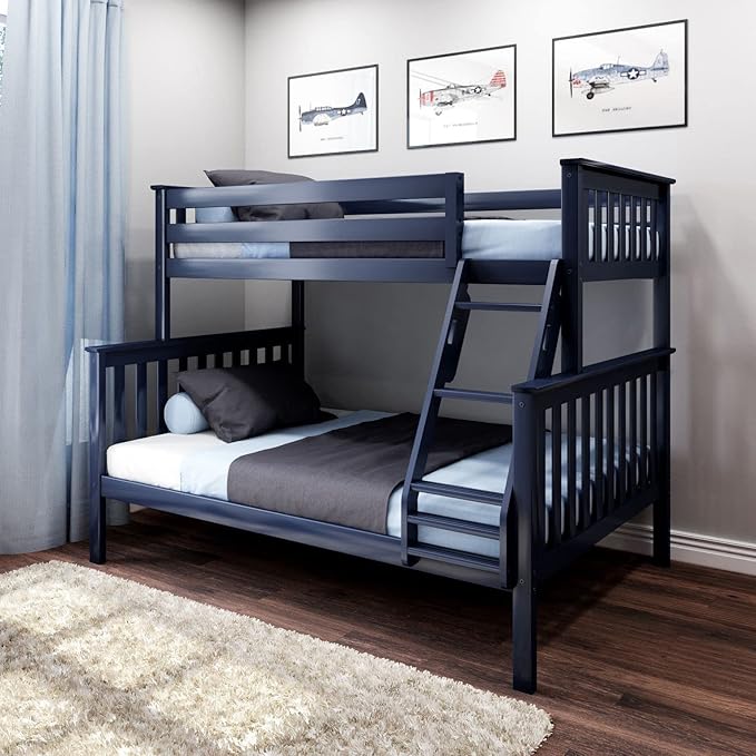 Max & Lily Bunk Bed Twin Over Full Size by MaxLily