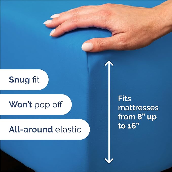 Split King Size 5 Piece Sheet Set - Image 3