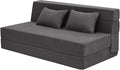 MeMoreCool Boneless Folding Sofa Bed Queen, Corduroy Convertible Sleeper Chair by MeMoreCool