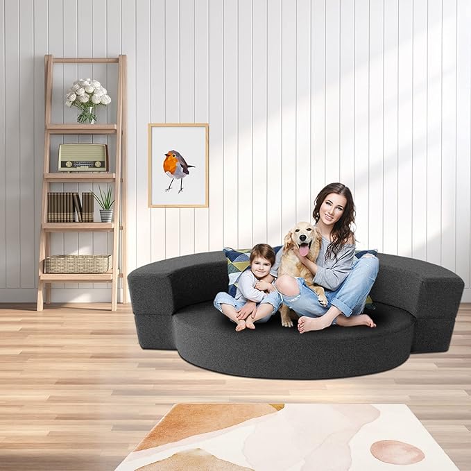 Modern Folding Sofa Bed Couch Memory Foam - Image 6