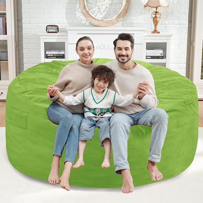 5FT Bean Bag Chair, Large Bean Bag Chairs - Image 2