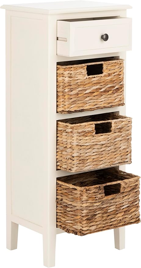 Safavieh American Homes Collection Michaela Side Table, Distressed White - Image 6