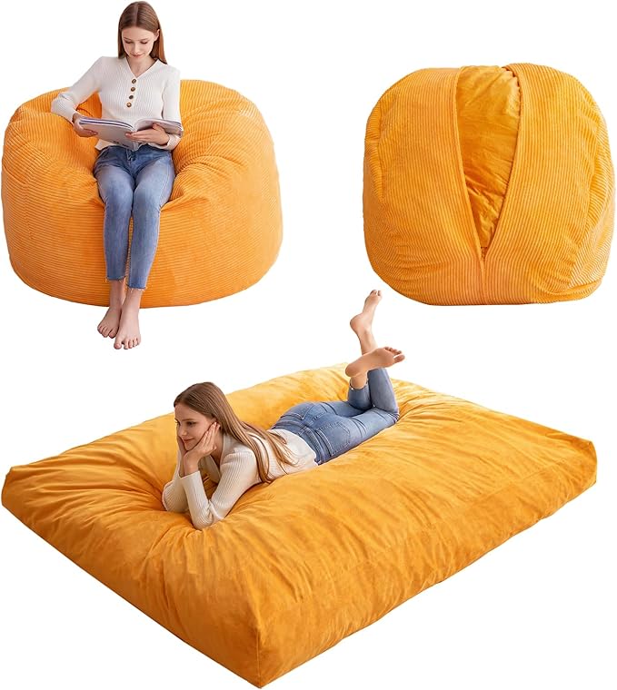 HIGOGOGO Giant Bean Bag Chair Bed by HIGOGOGO