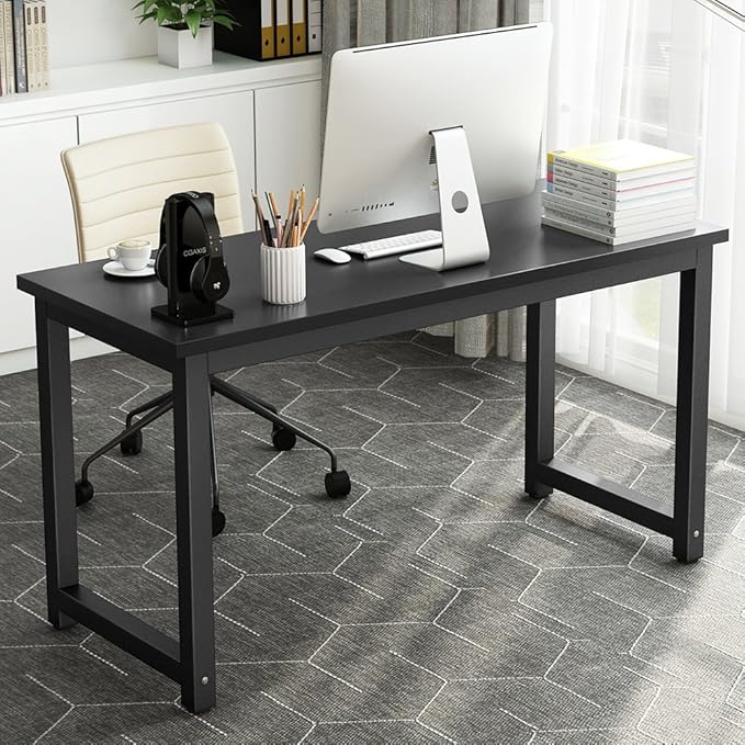 Tribesigns Computer Desk, 55 inch Large Office Desk Computer Table Study - Image 2