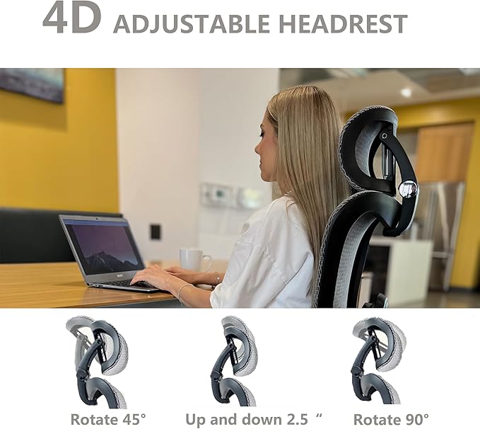 Ergonomic Office Chair, Big and Tall Mesh Home Office Desk Chair - Image 7