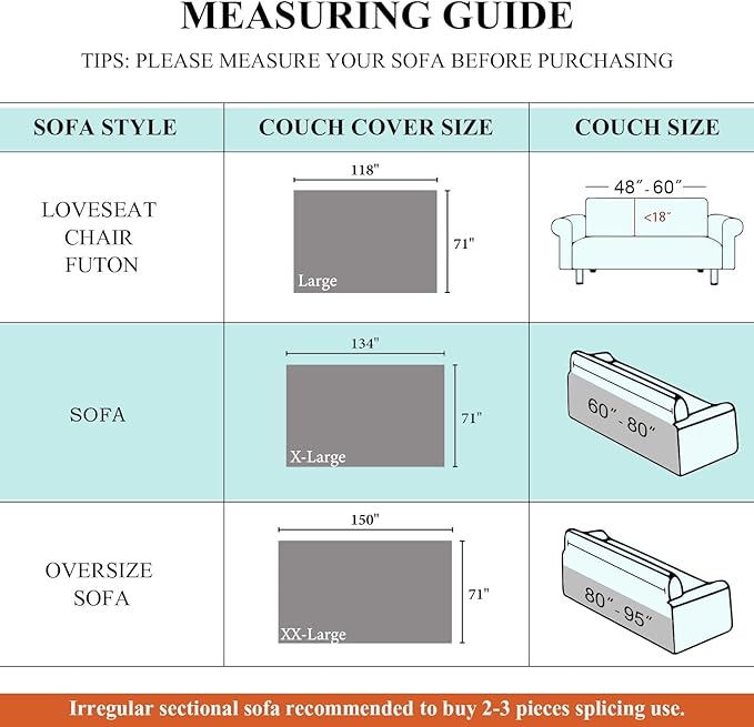 STACYPIK Silver Gray Sofa Cover - Image 6