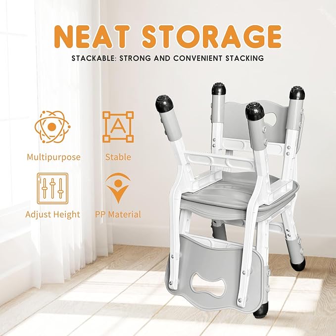 Kids Chair Adjustable Height Children Chairs Suitable - Image 3