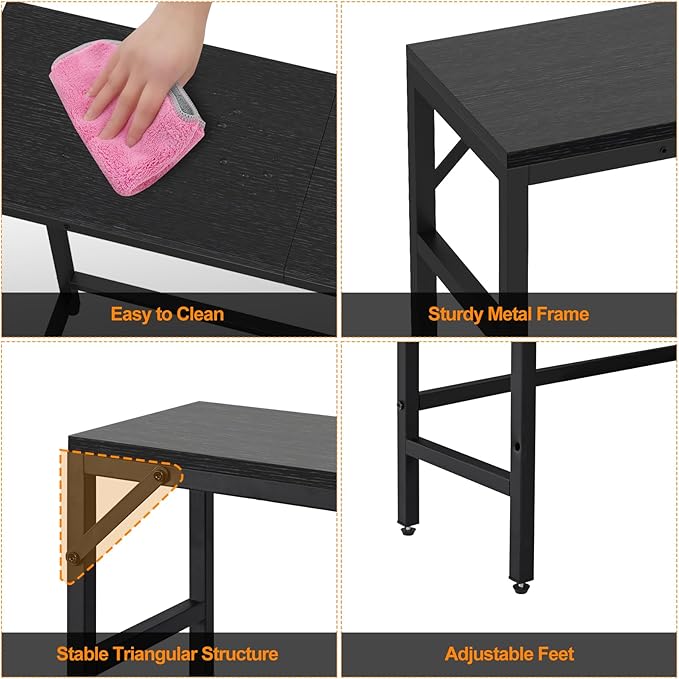 Narrow Console Table for Entryway, 29.5” Entryway Table - Image 4