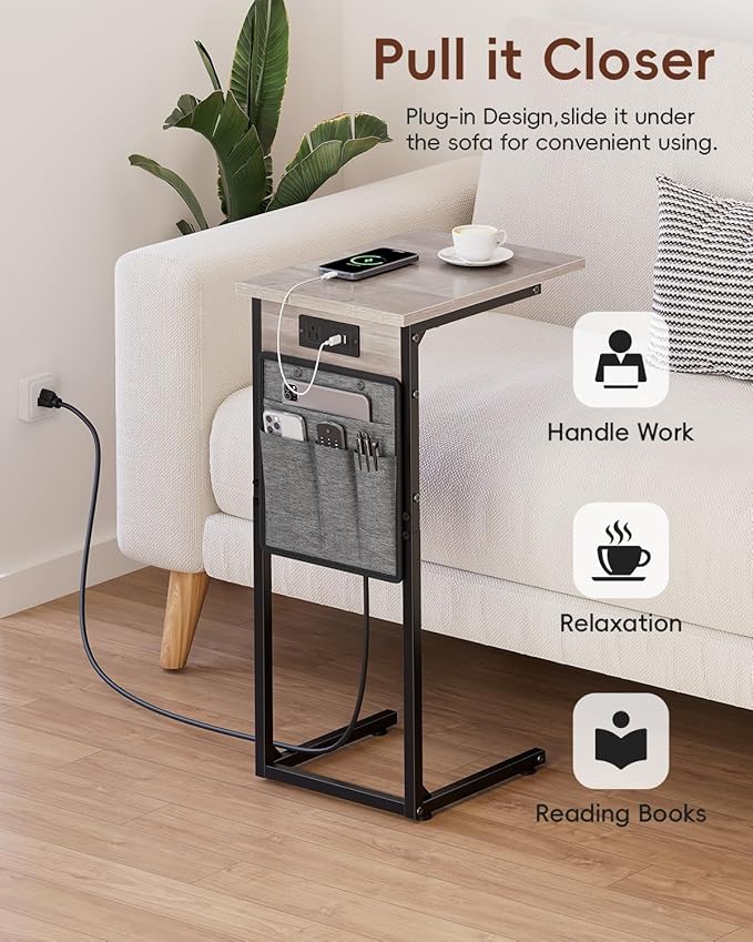 Vagusicc C Shaped End Table - Image 4