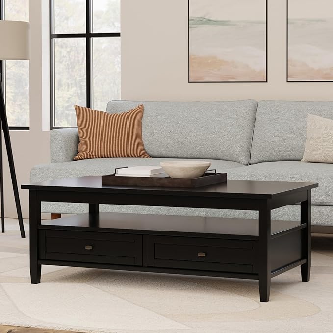 SIMPLIHOME Warm Shaker Coffee Table - Image 2